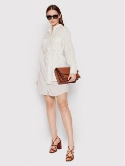 Πολύ καλή προσφορά ???? Marella Γυναίκες Φορέματα σε Στυλ Πουκάμισο & Σεμιζιέ Φόρεμα πουκάμισο Vigna 32210125 Λευκό Regular Fit ???? -Marella Κατάστημα unnamed file 2585