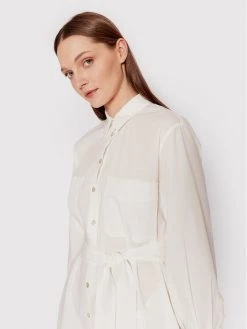 Πολύ καλή προσφορά ???? Marella Γυναίκες Φορέματα σε Στυλ Πουκάμισο & Σεμιζιέ Φόρεμα πουκάμισο Vigna 32210125 Λευκό Regular Fit ???? -Marella Κατάστημα unnamed file 2587