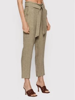 Εκπτωση ???? Marella Γυναίκες Υφασμάτινα Παντελόνια Παντελόνι υφασμάτινο Negrar 31312322 Καφέ Carrot Fit ✔️