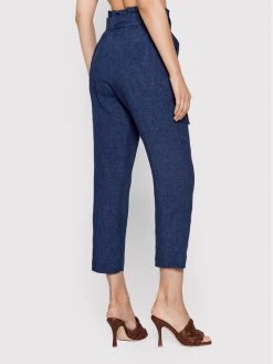 Φτηνός ???? Marella Γυναίκες Υφασμάτινα Παντελόνια Παντελόνι υφασμάτινο Negrar 31312322 Σκούρο μπλε Carrot Fit ???? -Marella Κατάστημα unnamed file 2617