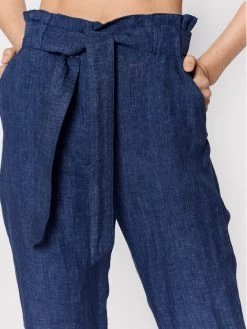 Φτηνός ???? Marella Γυναίκες Υφασμάτινα Παντελόνια Παντελόνι υφασμάτινο Negrar 31312322 Σκούρο μπλε Carrot Fit ???? -Marella Κατάστημα unnamed file 2618