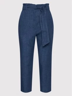 Φτηνός ???? Marella Γυναίκες Υφασμάτινα Παντελόνια Παντελόνι υφασμάτινο Negrar 31312322 Σκούρο μπλε Carrot Fit ???? -Marella Κατάστημα unnamed file 2619