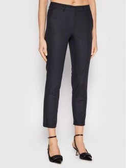 Προϋπολογισμός ???? Marella Γυναίκες Παντελόνια Chinos Παντελόνι Chino Soffio 31310322 Σκούρο μπλε Regular Fit ????