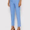 Flash Sale ???? Marella Γυναίκες Παντελόνια Chinos Παντελόνι Chino Soffio 31310322 Μπλε Slim Fit ????