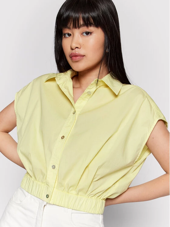 Συμφωνίες ???? Marella Γυναίκες Casual Πουκάμισα Πουκάμισο Giudea 31110225 Κίτρινο Relaxed Fit ???? 4 Συμφωνίες ???? Marella Γυναίκες Casual Πουκάμισα Πουκάμισο Giudea 31110225 Κίτρινο Relaxed Fit ???? - Image 4