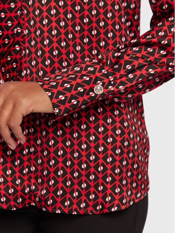 Νέος ⭐ Marella Γυναίκες Casual Πουκάμισα Πουκάμισο Sovrana 31161026 Κόκκινο Regular Fit ???? 5 Νέος ⭐ Marella Γυναίκες Casual Πουκάμισα Πουκάμισο Sovrana 31161026 Κόκκινο Regular Fit ???? - Image 5