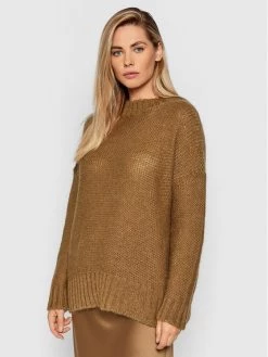Αγορά ???? Marella Γυναίκες Πουλόβερ Saigon 33662019 Καφέ Oversize ????