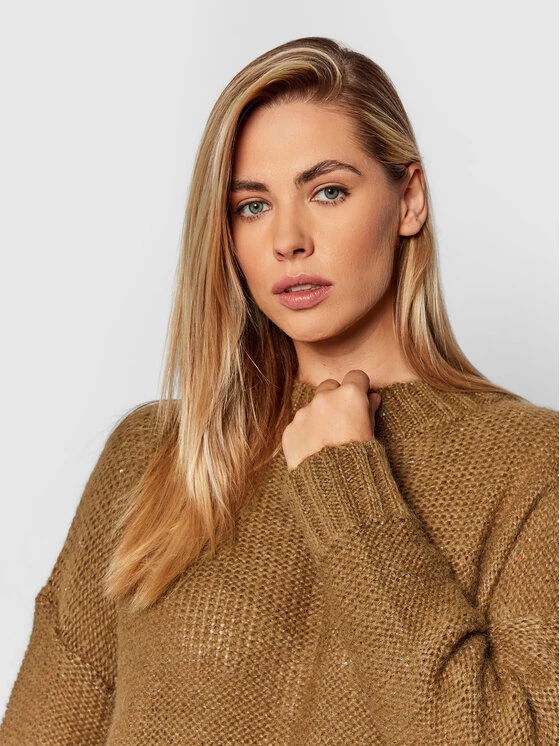 Αγορά ???? Marella Γυναίκες Πουλόβερ Saigon 33662019 Καφέ Oversize ???? 4 Αγορά ???? Marella Γυναίκες Πουλόβερ Saigon 33662019 Καφέ Oversize ???? - Image 4