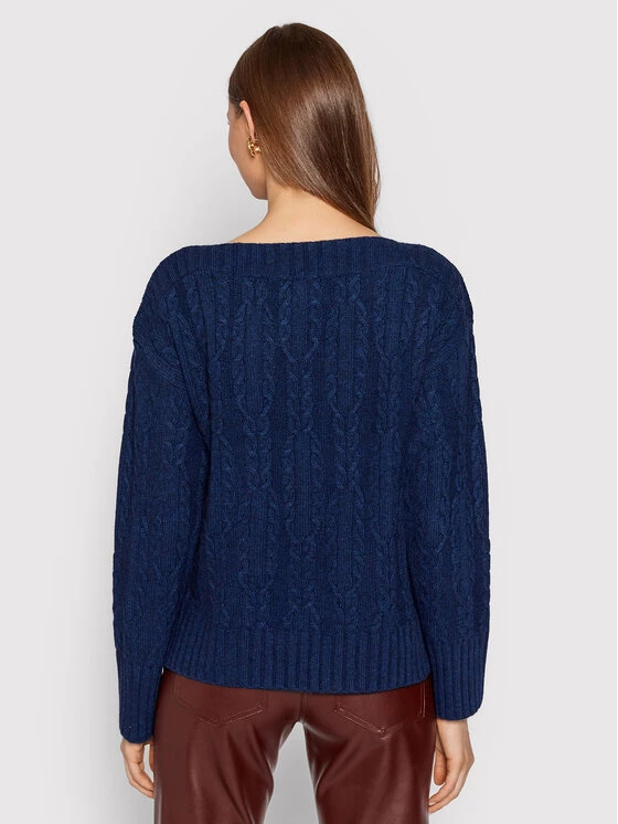 Καλύτερη πώληση ???? Marella Γυναίκες Πουλόβερ Chianti 33662717 Σκούρο μπλε Regular Fit ???? 3 Καλύτερη πώληση ???? Marella Γυναίκες Πουλόβερ Chianti 33662717 Σκούρο μπλε Regular Fit ???? - Image 3