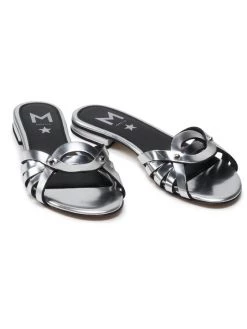 Φτηνός ✔️ Marella Γυναίκες Παντόφλες Magma 65210514200 Ασημί ???? -Marella Κατάστημα unnamed file 2878