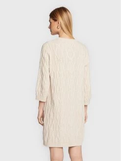 Αγορά ???? Marella Γυναίκες Πλεκτά Φορέματα Φόρεμα υφασμάτινο Sciovia 33260127 Εκρού Regular Fit ❤️ -Marella Κατάστημα unnamed file 30