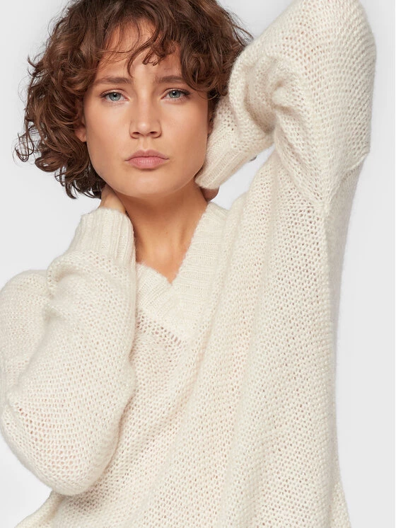 Νέος ❤️ Marella Γυναίκες Πουλόβερ Colla 33660829 Μπεζ Relaxed Fit ???? 4 Νέος ❤️ Marella Γυναίκες Πουλόβερ Colla 33660829 Μπεζ Relaxed Fit ???? - Image 4