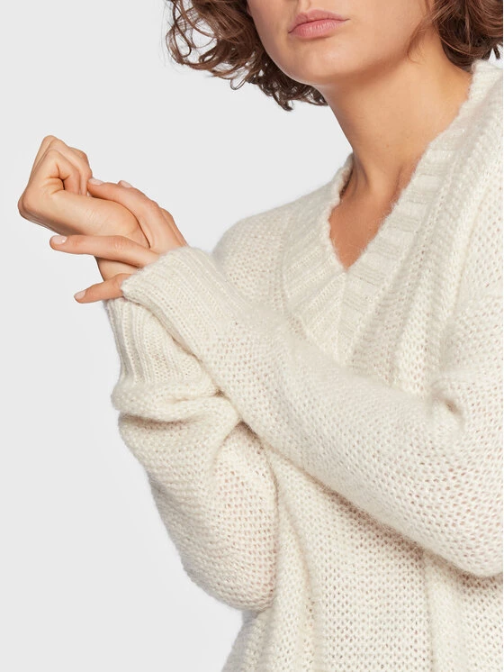 Νέος ❤️ Marella Γυναίκες Πουλόβερ Colla 33660829 Μπεζ Relaxed Fit ???? 5 Νέος ❤️ Marella Γυναίκες Πουλόβερ Colla 33660829 Μπεζ Relaxed Fit ???? - Image 5