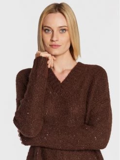 Νέος ???? Marella Γυναίκες Πουλόβερ Colla 33660829 Καφέ Relaxed Fit ???? -Marella Κατάστημα unnamed file 327