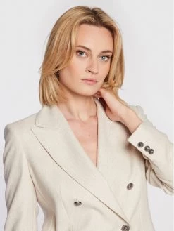 Flash Sale ⌛ Marella Γυναίκες Σακάκια & Μπλέιζερ Μπλέιζερ Samovar 30461026 Μπεζ Regular Fit ✔️ -Marella Κατάστημα unnamed file 394