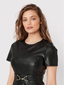 Εκπτωση ???? Marella Γυναίκες Δερμάτινα Φορέματα Φόρεμα από απομίμηση δέρματος Avocado 36260128 Μαύρο Slim Fit ???? -Marella Κατάστημα unnamed file 410