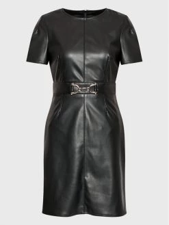 Εκπτωση ???? Marella Γυναίκες Δερμάτινα Φορέματα Φόρεμα από απομίμηση δέρματος Avocado 36260128 Μαύρο Slim Fit ???? -Marella Κατάστημα unnamed file 411