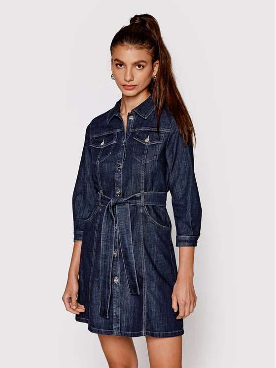 Flash Sale ✔️ Marella Γυναίκες Τζιν Φορέματα Φόρεμα τζιν Varna 32260127 Σκούρο μπλε Regular Fit ???? 1 Flash Sale ✔️ Marella Γυναίκες Τζιν Φορέματα Φόρεμα τζιν Varna 32260127 Σκούρο μπλε Regular Fit ????