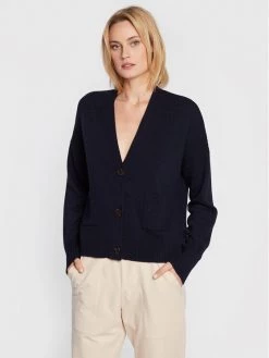 Αγορά ???? Marella Γυναίκες Ζακέτες Ζακέτα Blasone 33460527 Σκούρο μπλε Regular Fit ????