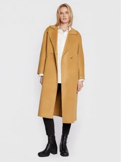 Το φθηνότερο ???? Marella Γυναίκες Μεταβατικά Παλτά Μάλλινο παλτό Zanora 30161028 Μπεζ Regular Fit ????