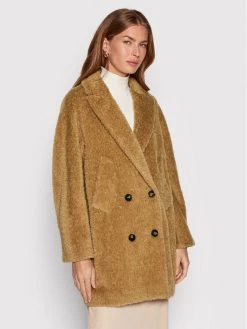 Η καλύτερη συμφωνία ???? Marella Γυναίκες Μεταβατικά Παλτά Μάλλινο παλτό Aprodo 30161228 Μπεζ Regular Fit ????