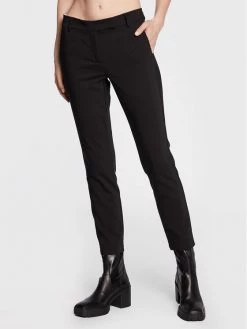 Φτηνός ✨ Marella Γυναίκες Υφασμάτινα Παντελόνια Παντελόνι υφασμάτινο Cadore 31360228 Μαύρο Slim Fit ????