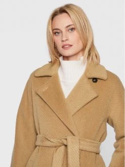 Η καλύτερη συμφωνία ✔️ Marella Γυναίκες Μεταβατικά Παλτά Μάλλινο παλτό Aegean 30161128 Καφέ Regular Fit ???? -Marella Κατάστημα unnamed file 581