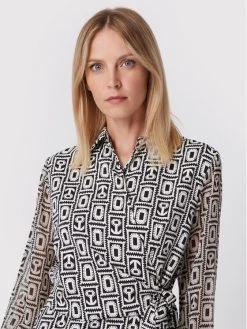 Προώθηση ???? Marella Γυναίκες Φορέματα σε Στυλ Πουκάμισο & Σεμιζιέ Φόρεμα πουκάμισο Belair 32260623 Μαύρο Regular Fit ???? -Marella Κατάστημα unnamed file 608