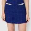 Νέος ???? Marella Γυναίκες Mini Φούστα σε γραμμή Α Garbata 31060428 Σκούρο μπλε Regular Fit ????