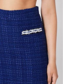 Νέος ???? Marella Γυναίκες Mini Φούστα σε γραμμή Α Garbata 31060428 Σκούρο μπλε Regular Fit ???? -Marella Κατάστημα unnamed file 618