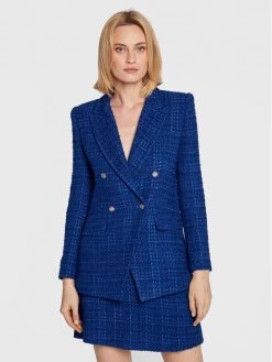 Αγορά ???? Marella Γυναίκες Σακάκια & Μπλέιζερ Μπλέιζερ Glasgow 30460528 Μπλε Regular Fit ????