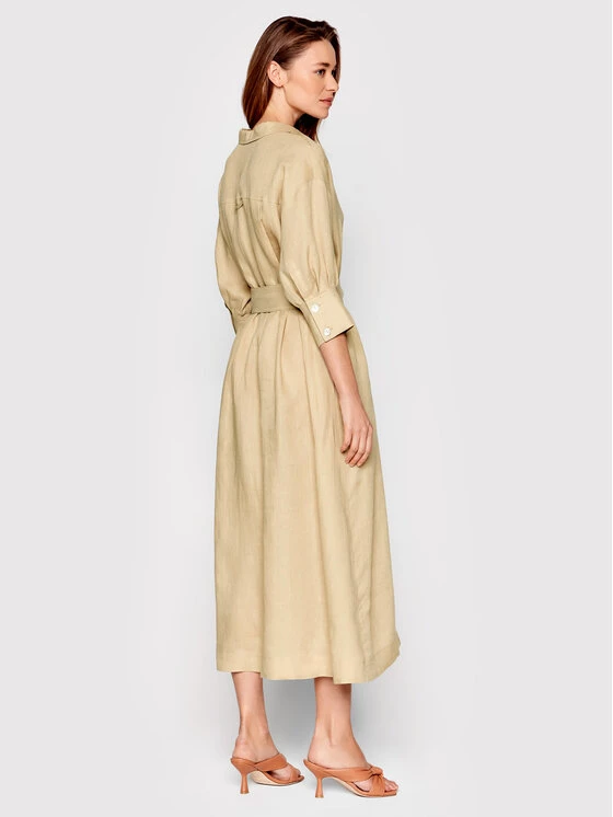 ΧΟΝΔΡΙΚΟ ΕΜΠΟΡΙΟ ???? Marella Γυναίκες Φορέματα σε Στυλ Πουκάμισο & Σεμιζιέ Φόρεμα πουκάμισο Gitano 32211024 Μπεζ Regular Fit ???? 3 ΧΟΝΔΡΙΚΟ ΕΜΠΟΡΙΟ ???? Marella Γυναίκες Φορέματα σε Στυλ Πουκάμισο & Σεμιζιέ Φόρεμα πουκάμισο Gitano 32211024 Μπεζ Regular Fit ???? - Image 3