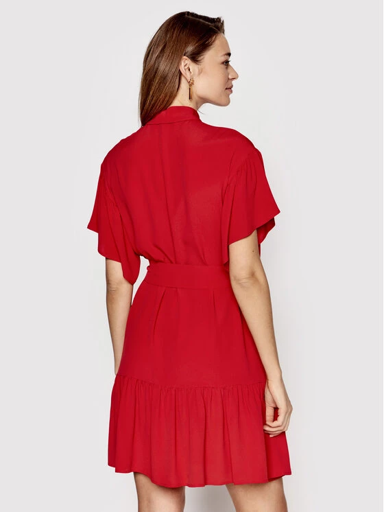 Το φθηνότερο ???? Marella Γυναίκες Φορέματα σε Στυλ Πουκάμισο & Σεμιζιέ Φόρεμα πουκάμισο Erminia 32211121 Κόκκινο Regular Fit ???? 3 Το φθηνότερο ???? Marella Γυναίκες Φορέματα σε Στυλ Πουκάμισο & Σεμιζιέ Φόρεμα πουκάμισο Erminia 32211121 Κόκκινο Regular Fit ???? - Image 3