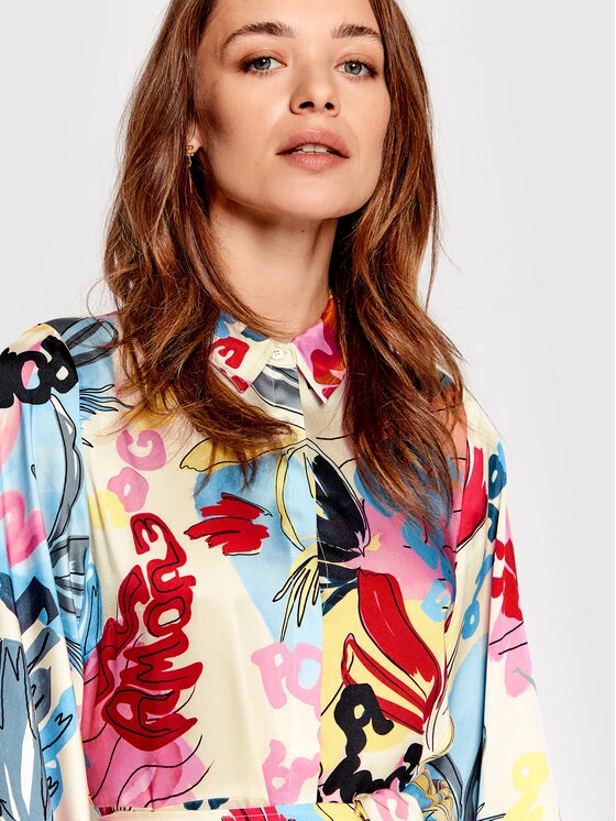 Προώθηση ???? Marella Γυναίκες Φορέματα σε Στυλ Πουκάμισο & Σεμιζιέ Φόρεμα πουκάμισο Verbano 32212021 Έγχρωμο Regular Fit ???? 4 Προώθηση ???? Marella Γυναίκες Φορέματα σε Στυλ Πουκάμισο & Σεμιζιέ Φόρεμα πουκάμισο Verbano 32212021 Έγχρωμο Regular Fit ???? - Image 4