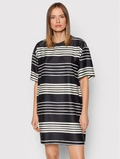 Νέος ???? Marella Γυναίκες Καθημερινά Φορέματα Φόρεμα καθημερινό Denaro 32210423 Μαύρο Loose Fit ❤️