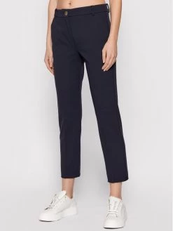 Συμφωνίες ???? Marella Γυναίκες Παντελόνια Chinos Παντελόνι Chino Reus 37810124 Μαύρο Regular Fit ❤️