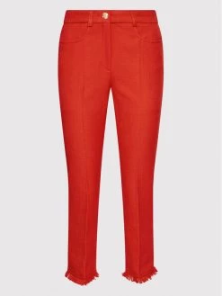 Εξοδος ???? Marella Γυναίκες Υφασμάτινα Παντελόνια Παντελόνι υφασμάτινο Locanda 31310721 Κόκκινο Regular Fit ???? -Marella Κατάστημα unnamed file 831