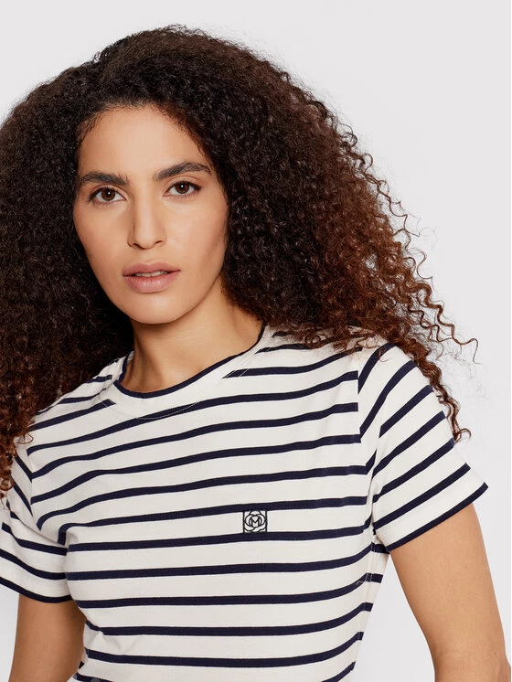 Συμφωνίες ⭐ Marella Γυναίκες T-shirts T-Shirt Flauto 39710224 Λευκό Regular Fit ???? 4 Συμφωνίες ⭐ Marella Γυναίκες T-shirts T-Shirt Flauto 39710224 Λευκό Regular Fit ???? - Image 4