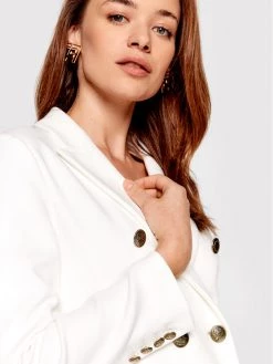 Flash Sale ???? Marella Γυναίκες Σακάκια & Μπλέιζερ Μπλέιζερ Giorno 39110324 Λευκό Regular Fit ???? -Marella Κατάστημα unnamed file 896