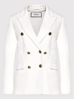 Flash Sale ???? Marella Γυναίκες Σακάκια & Μπλέιζερ Μπλέιζερ Giorno 39110324 Λευκό Regular Fit ???? -Marella Κατάστημα unnamed file 897