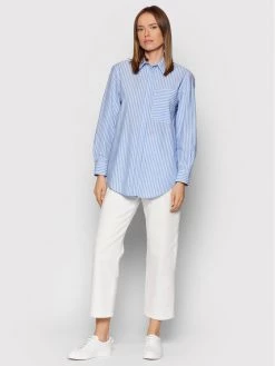 Ολοκαίνουργιο ???? Marella Γυναίκες Casual Πουκάμισα Πουκάμισο Lilia 31111524 Μπλε Regular Fit ???? -Marella Κατάστημα unnamed file 914