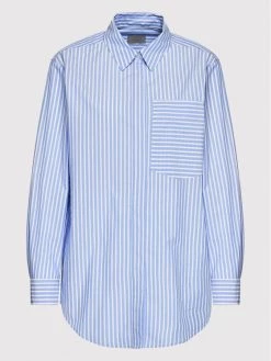 Ολοκαίνουργιο ???? Marella Γυναίκες Casual Πουκάμισα Πουκάμισο Lilia 31111524 Μπλε Regular Fit ???? -Marella Κατάστημα unnamed file 917