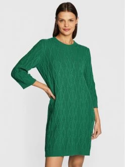 Προϋπολογισμός ???? Marella Γυναίκες Πλεκτά Φορέματα Φόρεμα υφασμάτινο Sciovia 33260127 Πράσινο Regular Fit ????