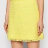 Αγορά ???? Marella Γυναίκες Mini Φούστα σε γραμμή Α Higher 31010321 Κίτρινο Regular Fit ????