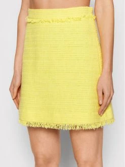 Αγορά ???? Marella Γυναίκες Mini Φούστα σε γραμμή Α Higher 31010321 Κίτρινο Regular Fit ????